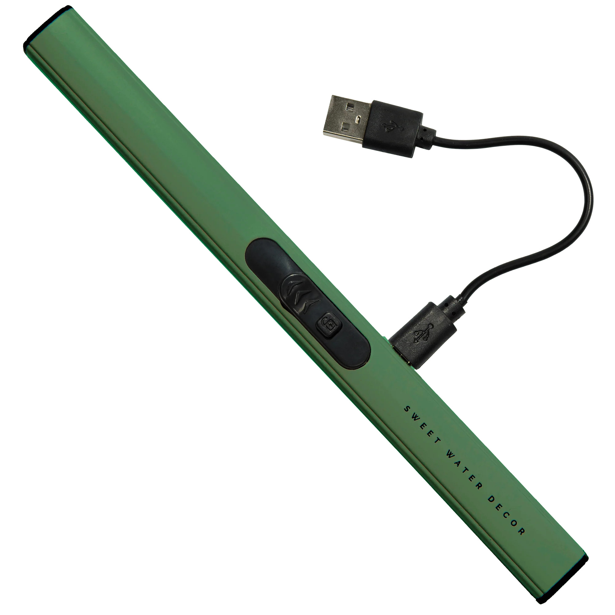 Rechargeable Green Electric Lighter | USB Charged Candle Lighter | Sweet Water Decor, LLC