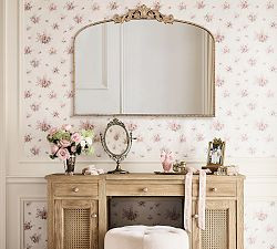 Fleur Mantel Arch Mirror | Pottery Barn (US)