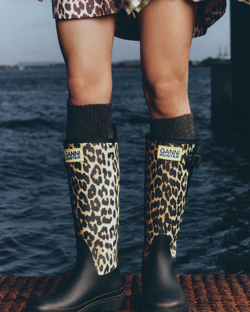 Ganni x Hunter 🐆 boots