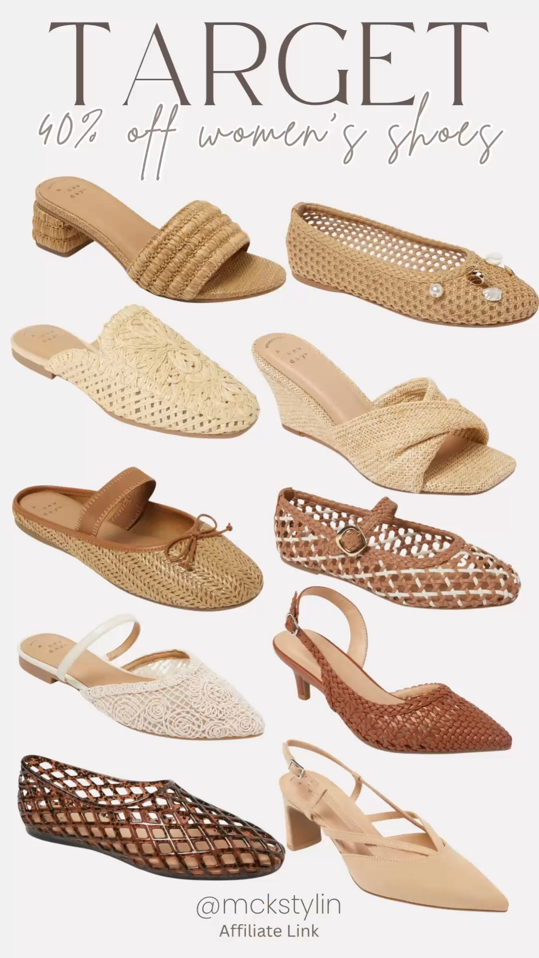 The cutest spring shoes from Target are 40% off  

#LTKOver40 #LTKSeasonal