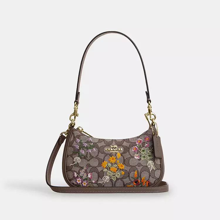 In Signature Jacquard With Floral Embroidery | Coach (US)