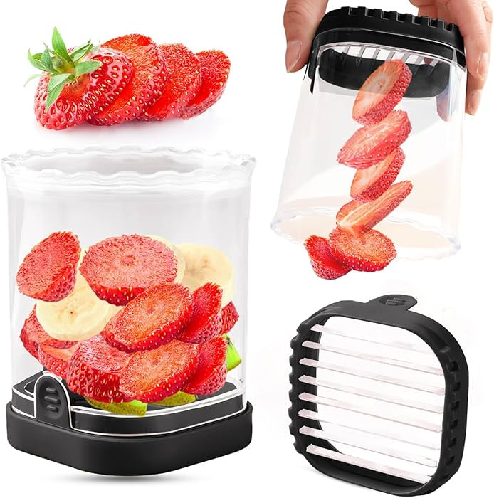 Fruit Slicer Cup | Strawberry Slicer | Banana Slicer | Grape Cutter | Egg Slicers | Detachable Fr... | Amazon (US)