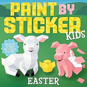 Paint by Sticker Kids: Easter: Create 10 Pictures One Sticker at a Time! | Amazon (US)
