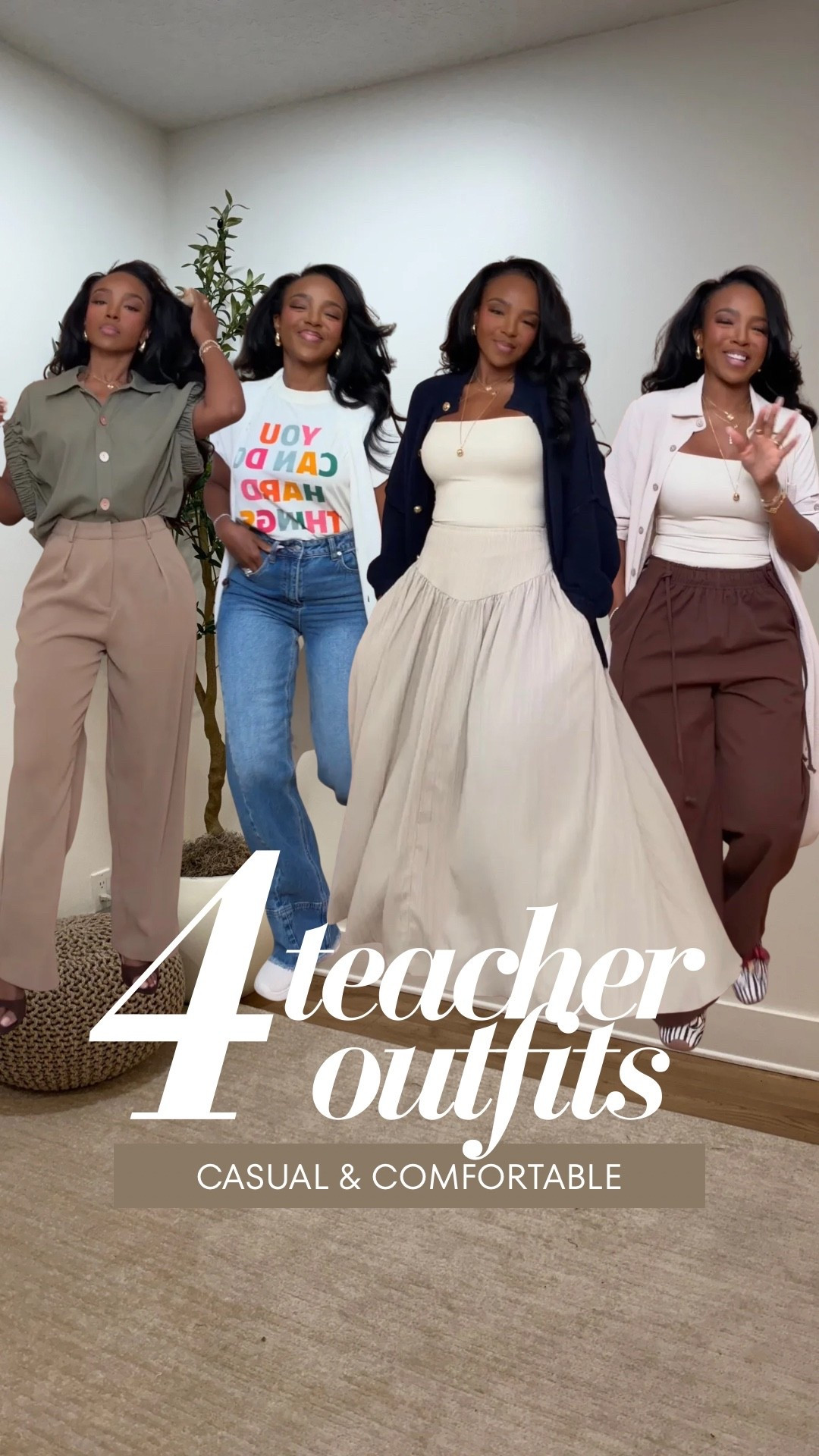 Scroll to shop! ✨ Teacher outfits for back-to-school season with sneakers, heels, jeans, and easy separates that make business casual workwear feel more comfortable and still polished enough for everyday work outfits and early fall outfits.

Wearing: Size Small/4 | 5’4” | 140 lbs | 34D-27-40

teacher outfits | back to school outfits | work outfits | business casual workwear | fall outfits

📱 Download the LTK app + follow @kirasfashionfinds to shop all my finds, get notifications, and never miss a new drop.

#LTKPetite #LTKWorkwear