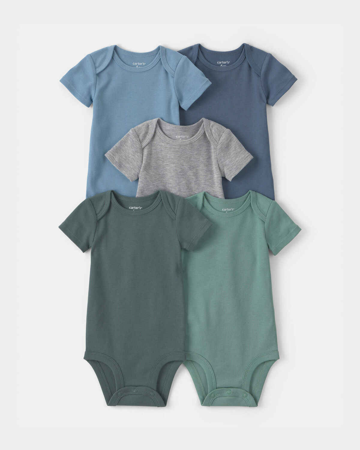 Baby Boy 5-Pack Multipack Bodysuits | Carter's Inc