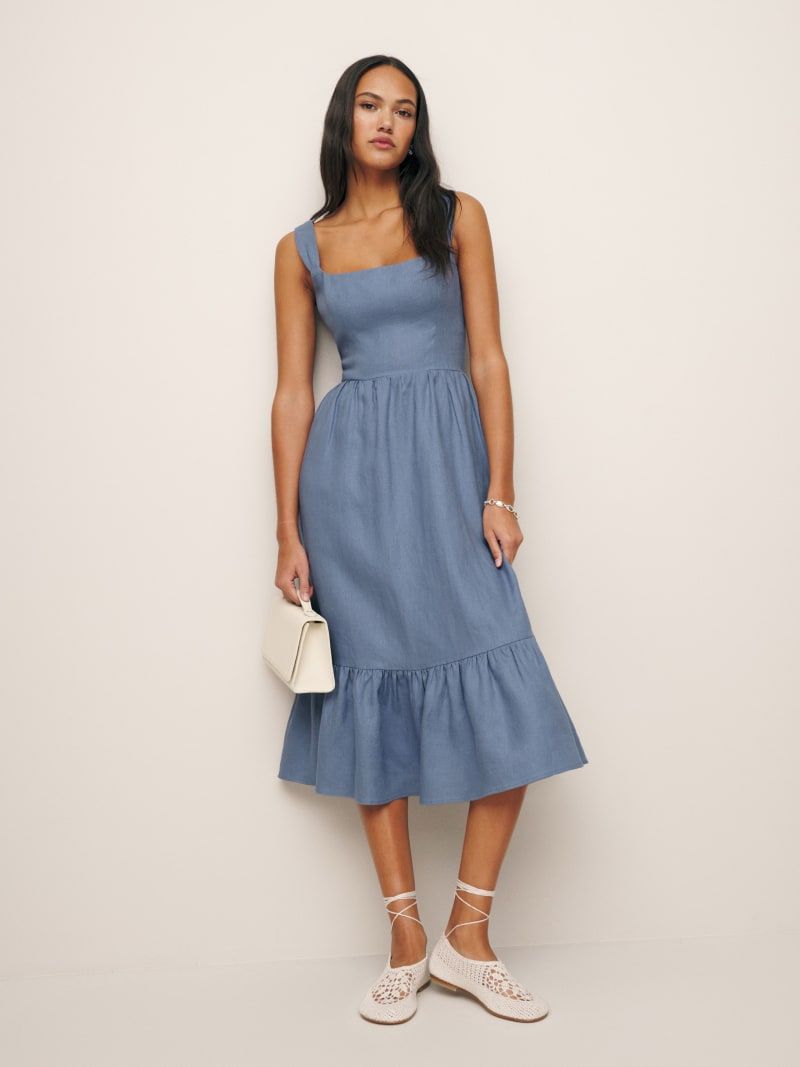 Bucatini Linen Dress | Reformation (US & AU)