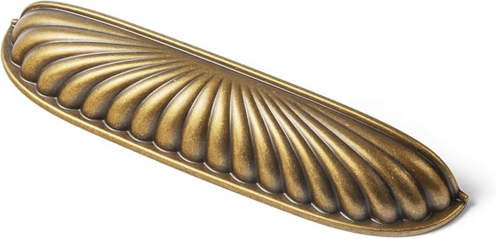 Goo-Ki 5'' (128mm) Hole Centers Antique Brass Cabinet Pulls,Accessible Luxury Zinc Alloy Din Cup ... | Amazon (US)