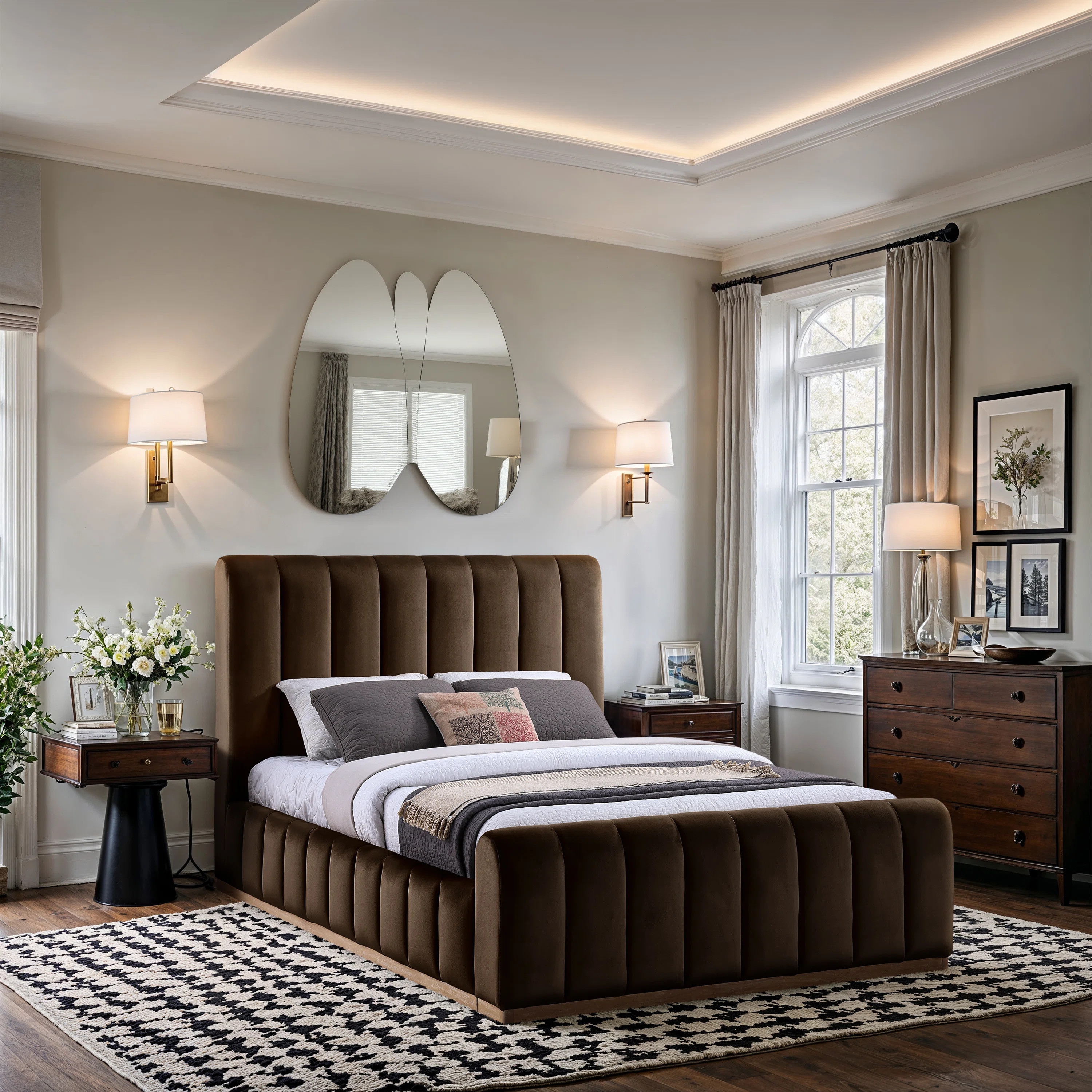 Everly Quinn Kittle Velvet Bed & Reviews - Wayfair Canada | Wayfair North America