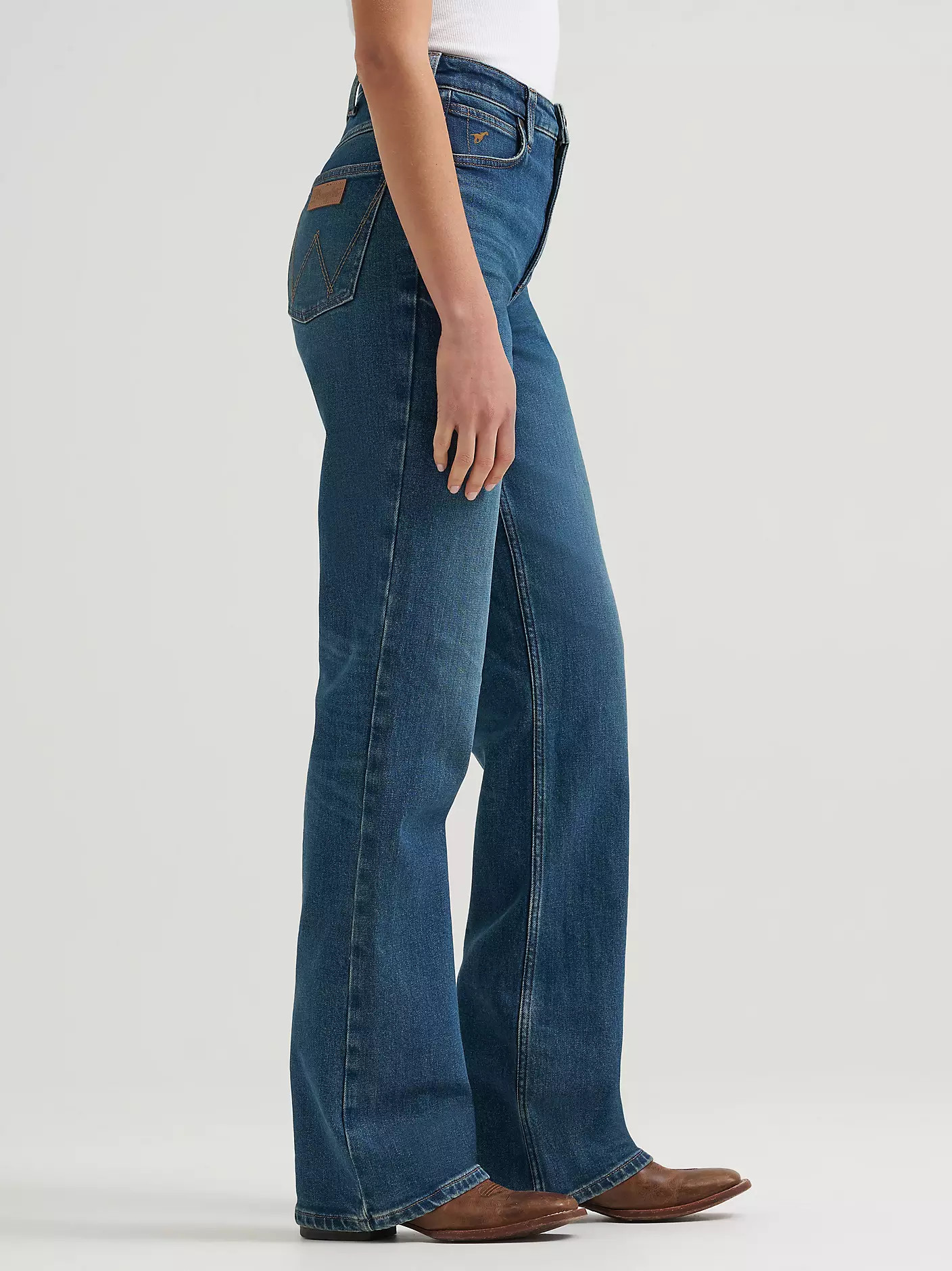 Women's High Rise Skylar Relaxed Bootcut Wrangler Riding Jean | Wrangler