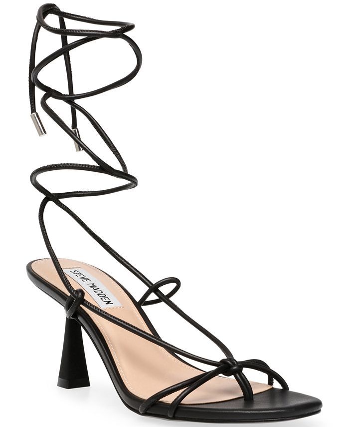 Steve Madden Women's Superb Tie-Up Dress Sandals & Reviews - Sandals - Shoes - Macy's | Macys (US)