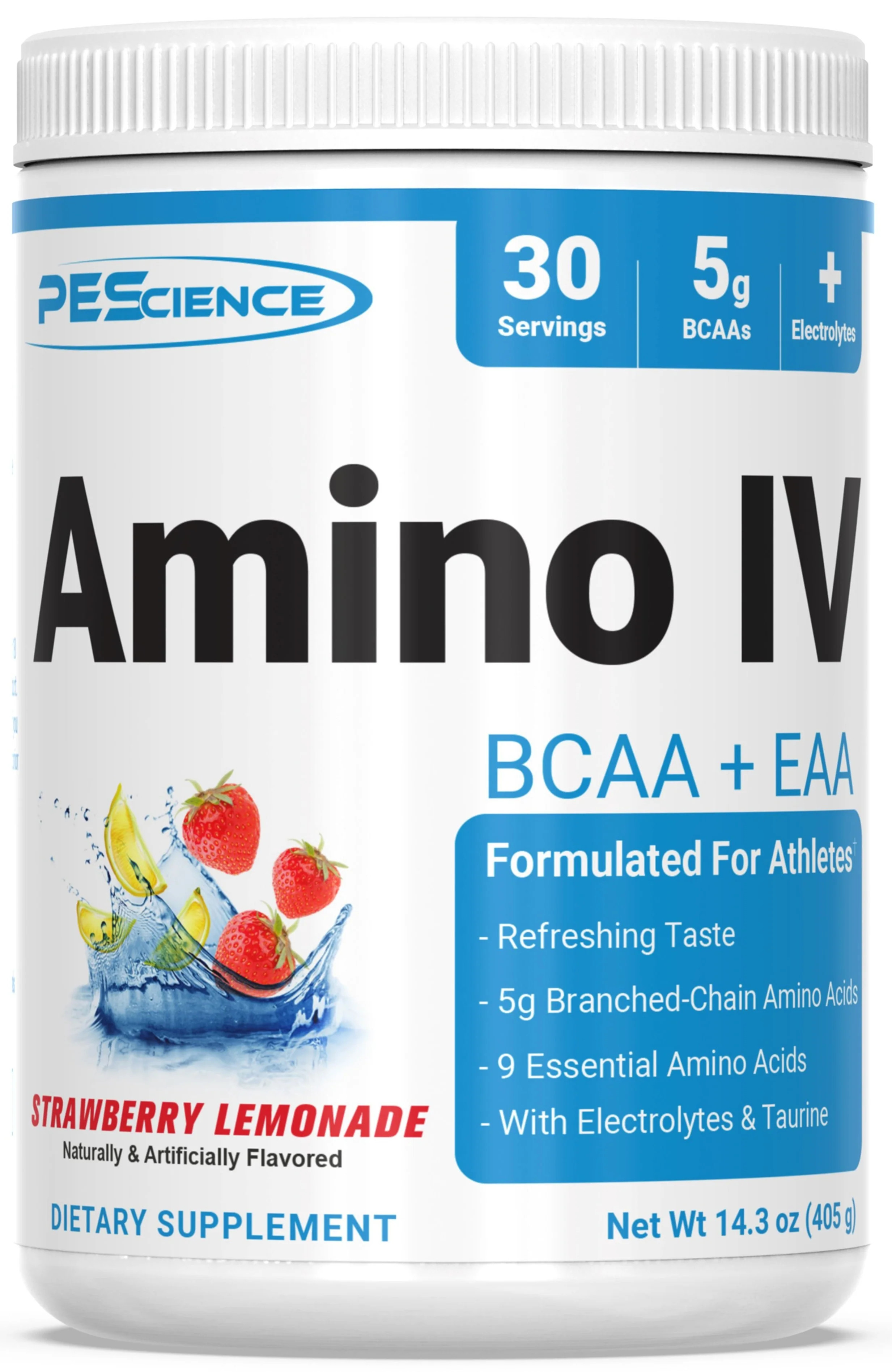 Amino IV | Intra-Training Aid | BCAAs + EAAs + Electrolytes | PEScience
