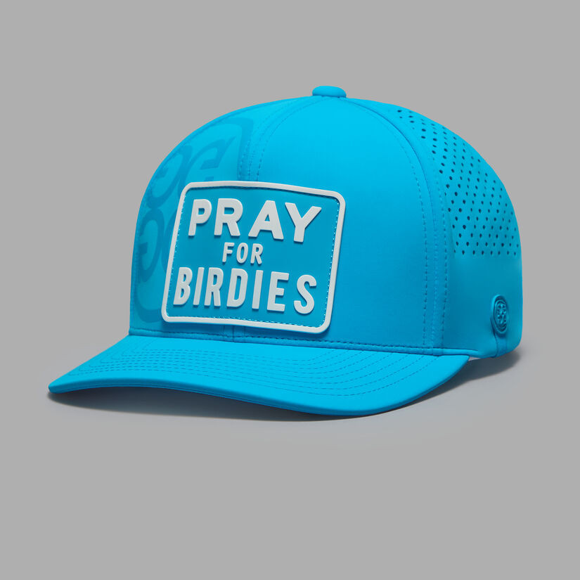 PRAY FOR BIRDIES PERFORATED DELTA HAT |MEN'S HATS | G/FORE | G/FORE | GFORE.com