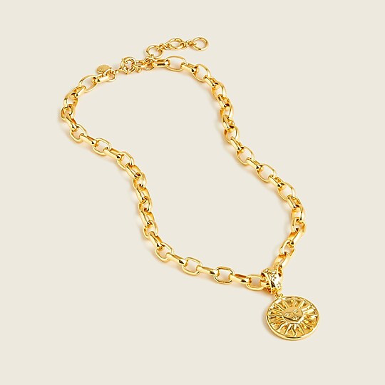 Soleil coin chain necklace | J. Crew US