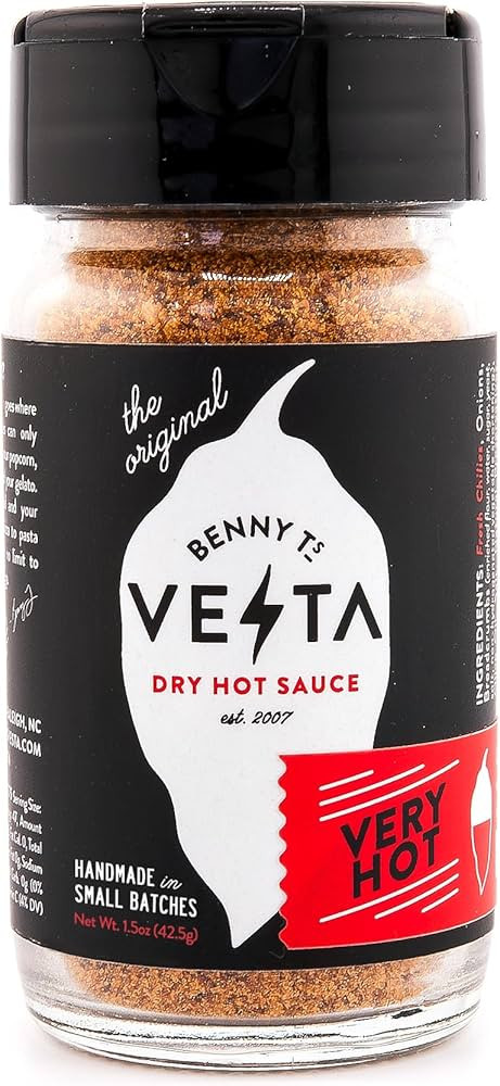Benny T's Vesta - VERY HOT - Dry Hot Sauce (Habanero & Scotch Bonnet) | Amazon (US)