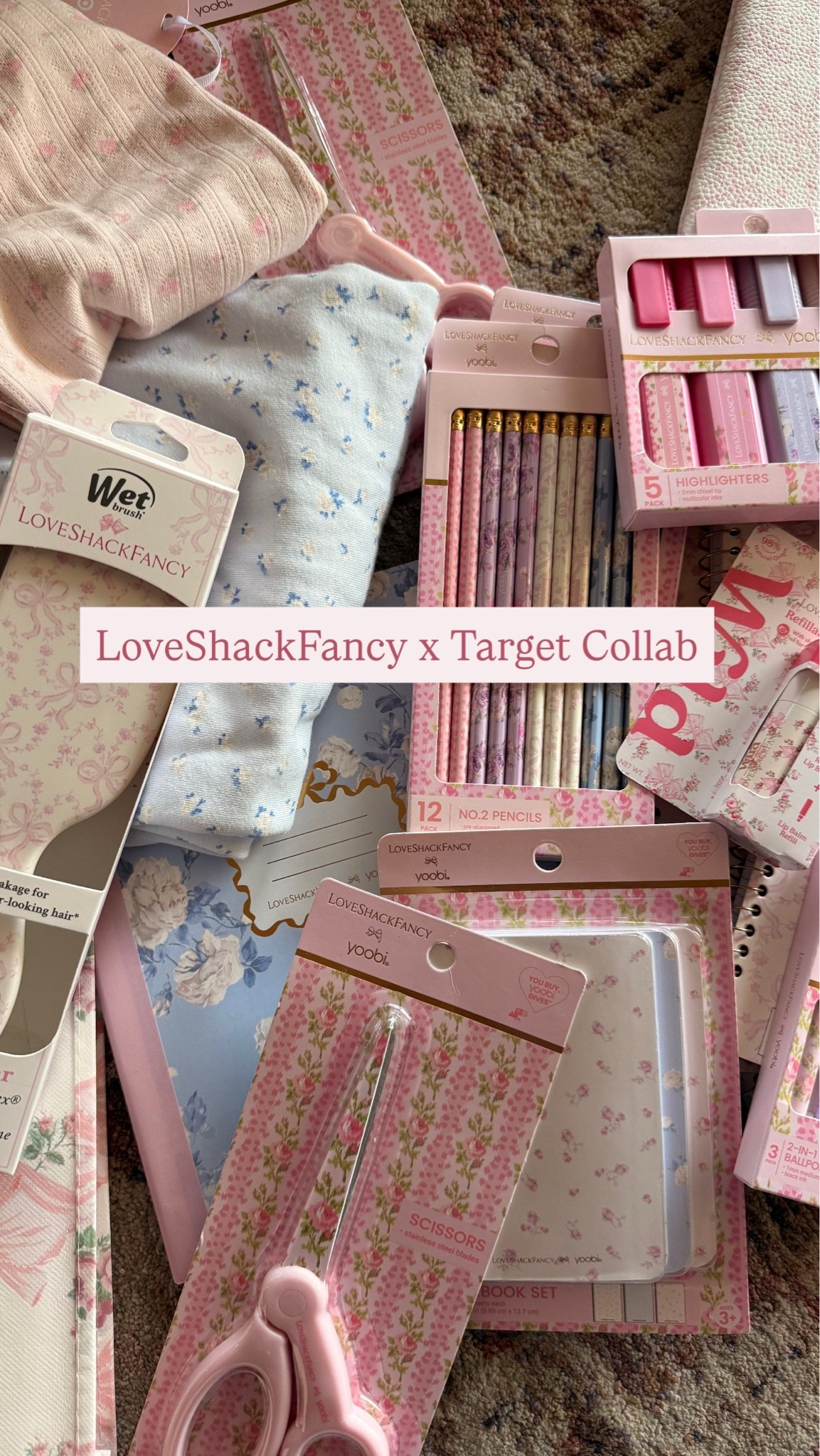 The cutest collab! LoveShackFancy x Target launched today!! Found the cutest items for my teens for back to school as well as a few pens and notebooks for myself! 🎀🩷

#LTKdayinmylife #LTKHome #LTKselfcare