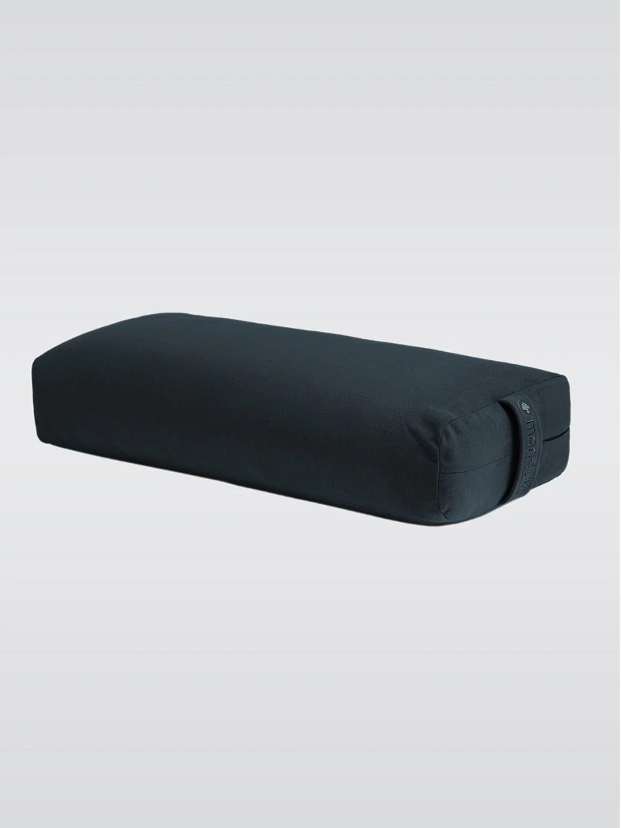 Manduka EnLight Rectangular Bolster - Midnight | Carbon38