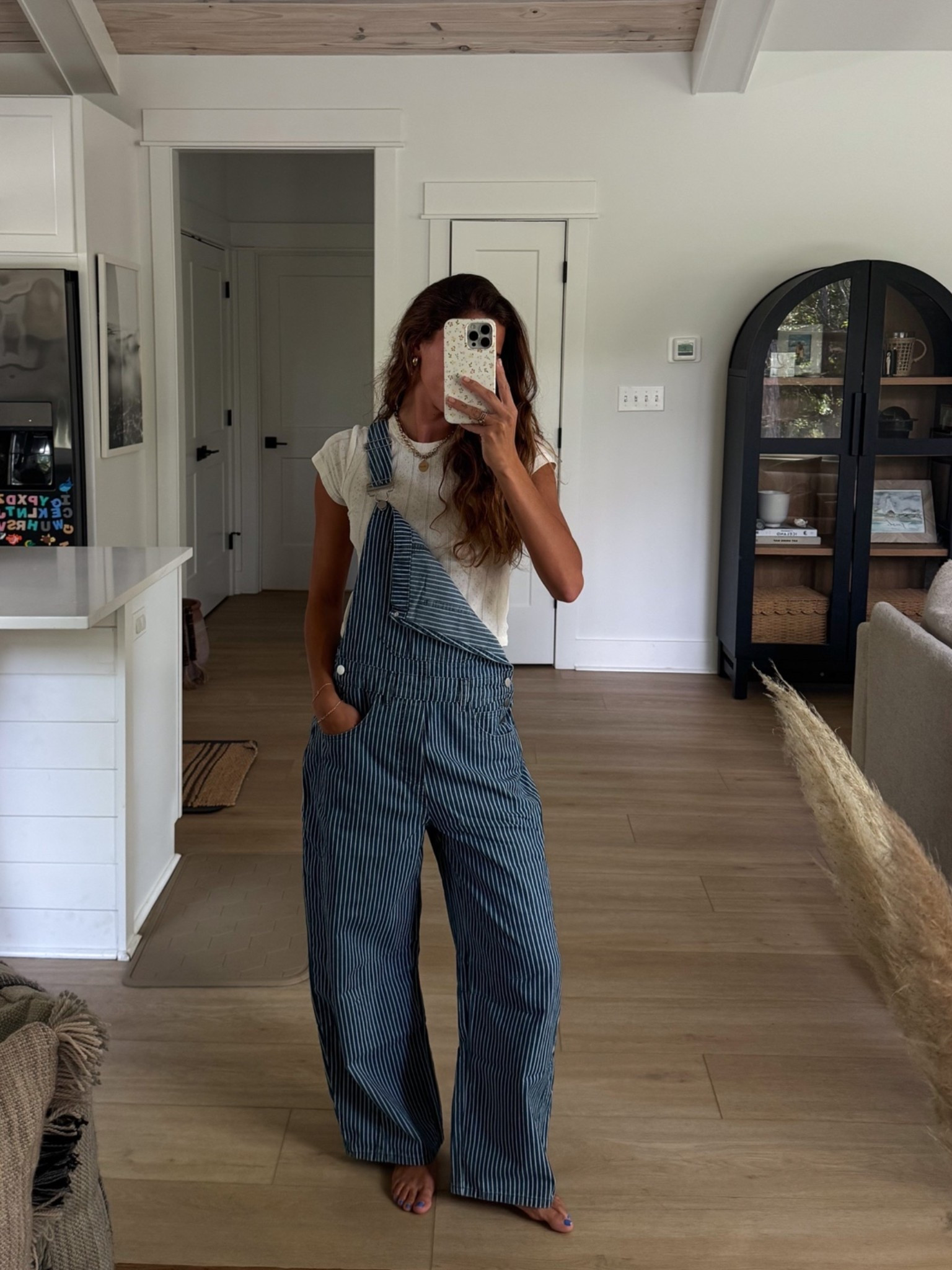 love these pinstripe overalls!! Will be so cute in all seasons, can easily pair with a chunky sweater!

#LTKootd #LTKdayinmylife #LTKgrwm