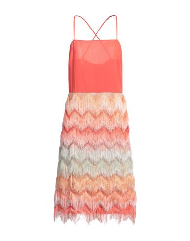 Maison Laviniaturra Woman Midi dress Coral Size 8 Polyester | YOOX (US)