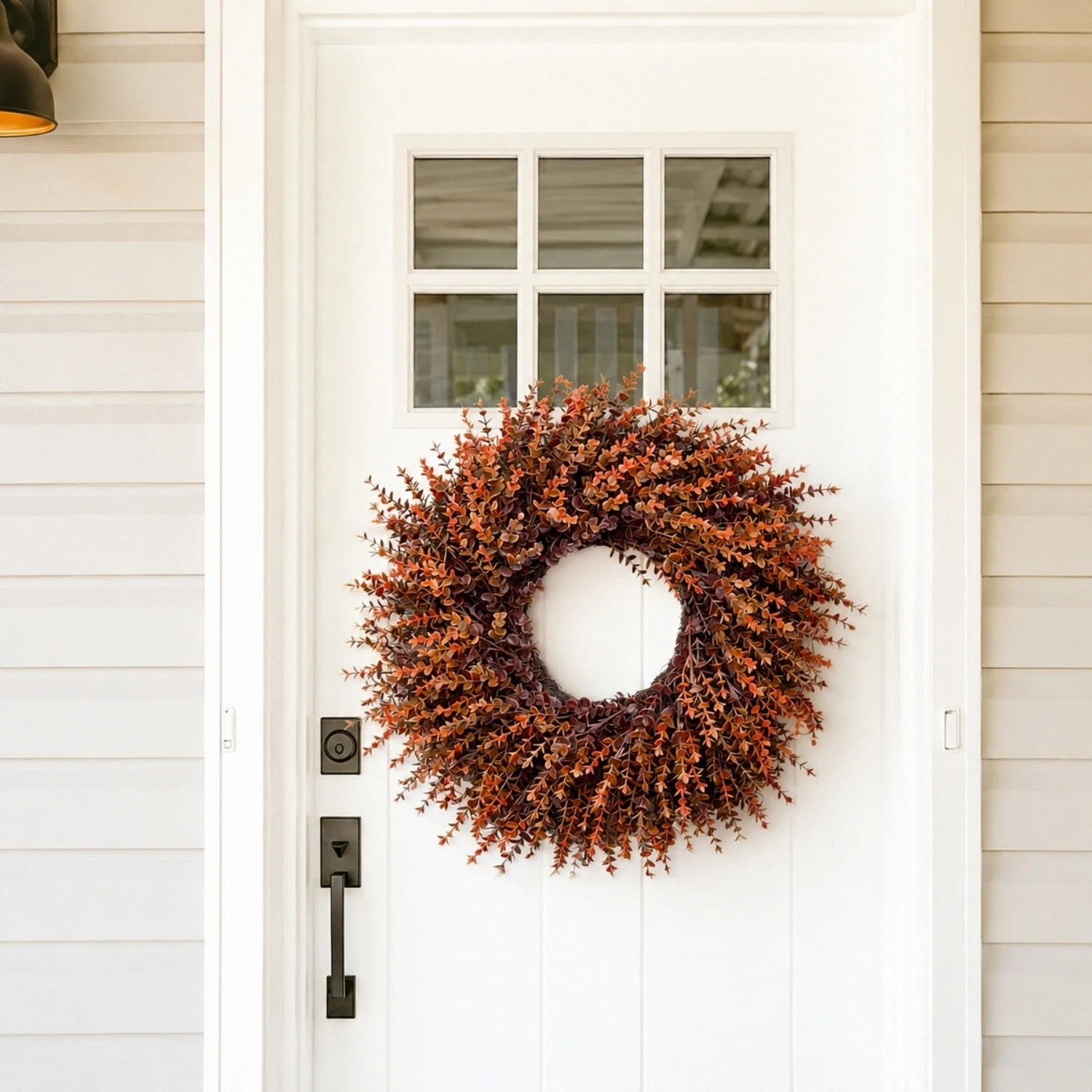 28 Inch Artificial Fall Wreath Fall Floral Wreath Autumn Wreaths | Wayfair North America