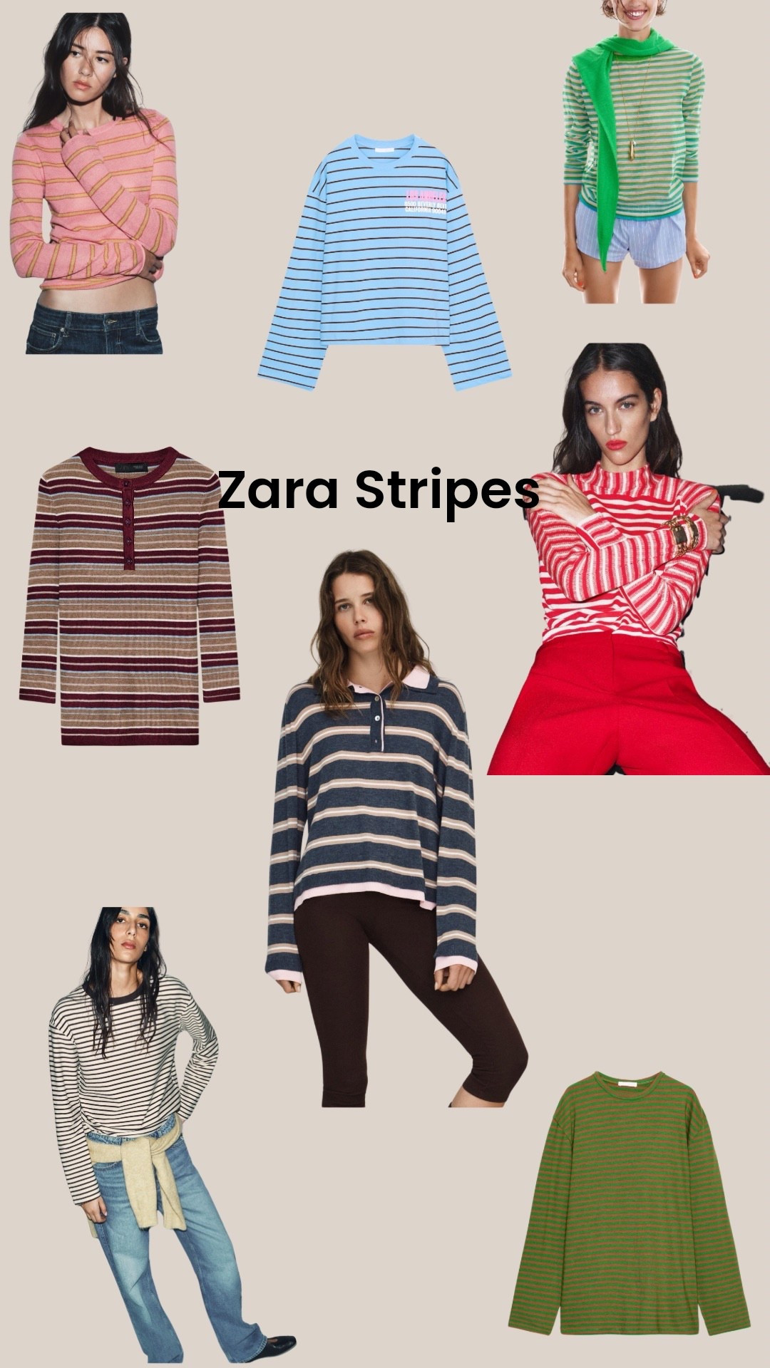 Obsessed with stripes and these are some of our Zara faves 