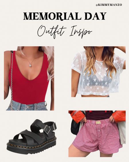 Memorial Day outfit inspo! Also great for 4th of July 

Summer outfit 
Boxer shorts
Mesh shirt 

#LTKStyleTip #LTKMidsize #LTKSeasonal