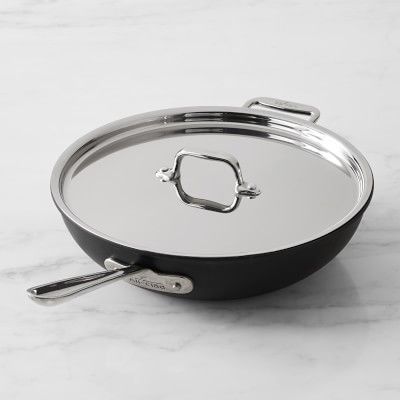 All-Clad NS1 Nonstick Induction Chef's Pan with Lid | Williams-Sonoma