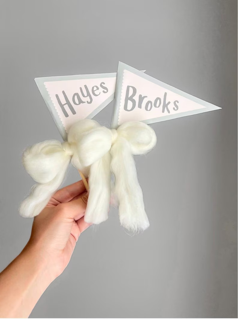 Personalized Name Pennant Template / Name Pennant Party Favor/ Printable Name Pennant / One Silly... | Etsy (US)