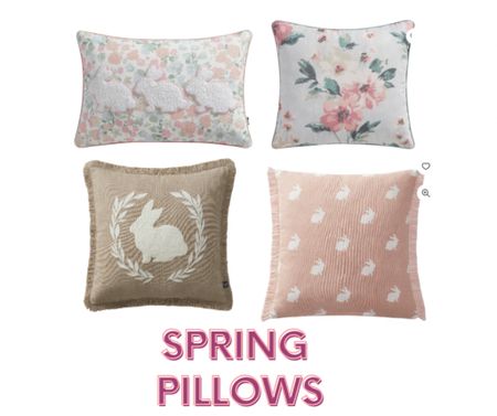 Adorable spring pillows under &20 

#LTKSeasonal #LTKsalealert #LTKSpringSale