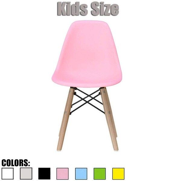 2xhome Modern Kids Chair Side No arm Armless Colors with Natural Wood Legs | Bed Bath & Beyond