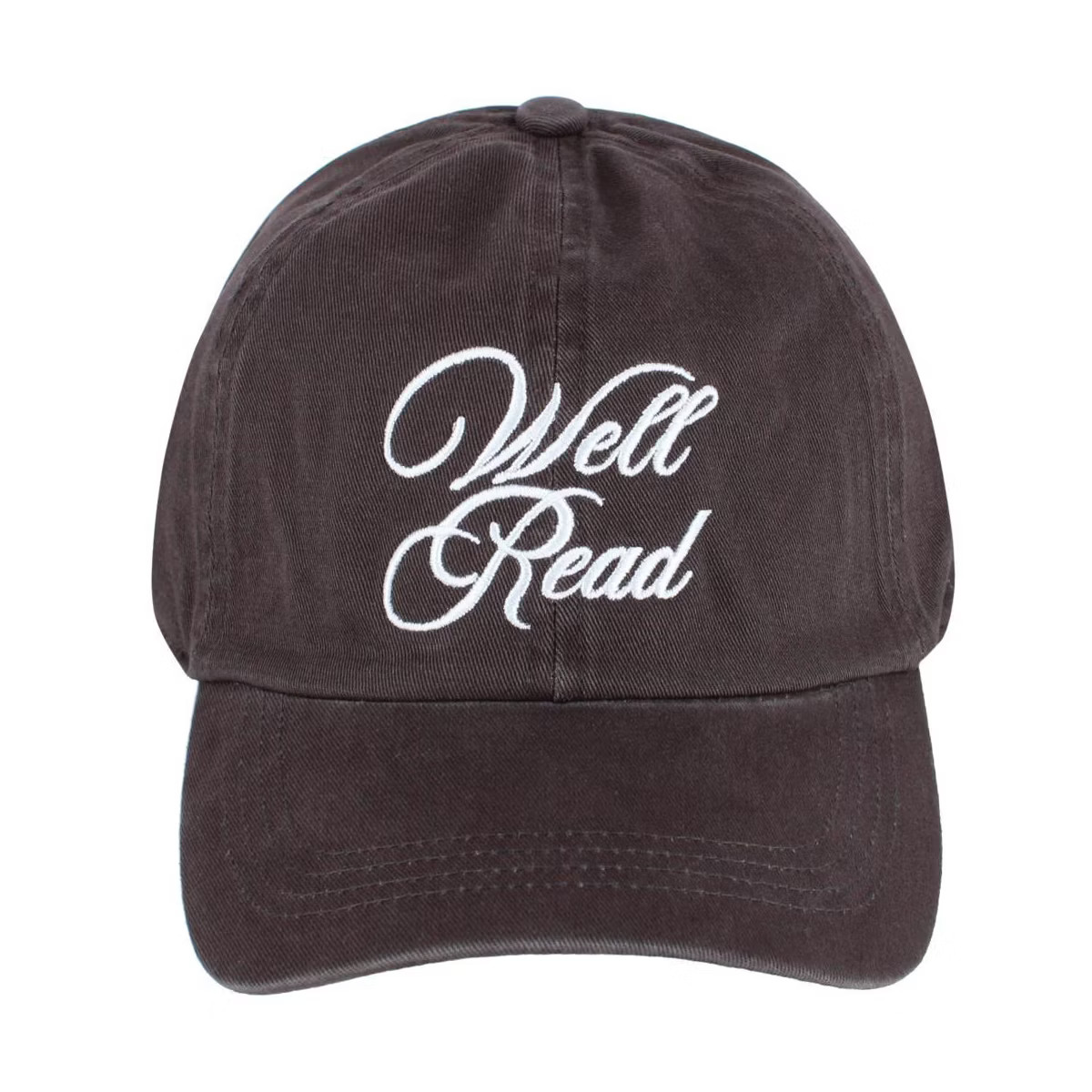 David & Young Women's Well Read Washed Embroidered Baseball Cap | Target