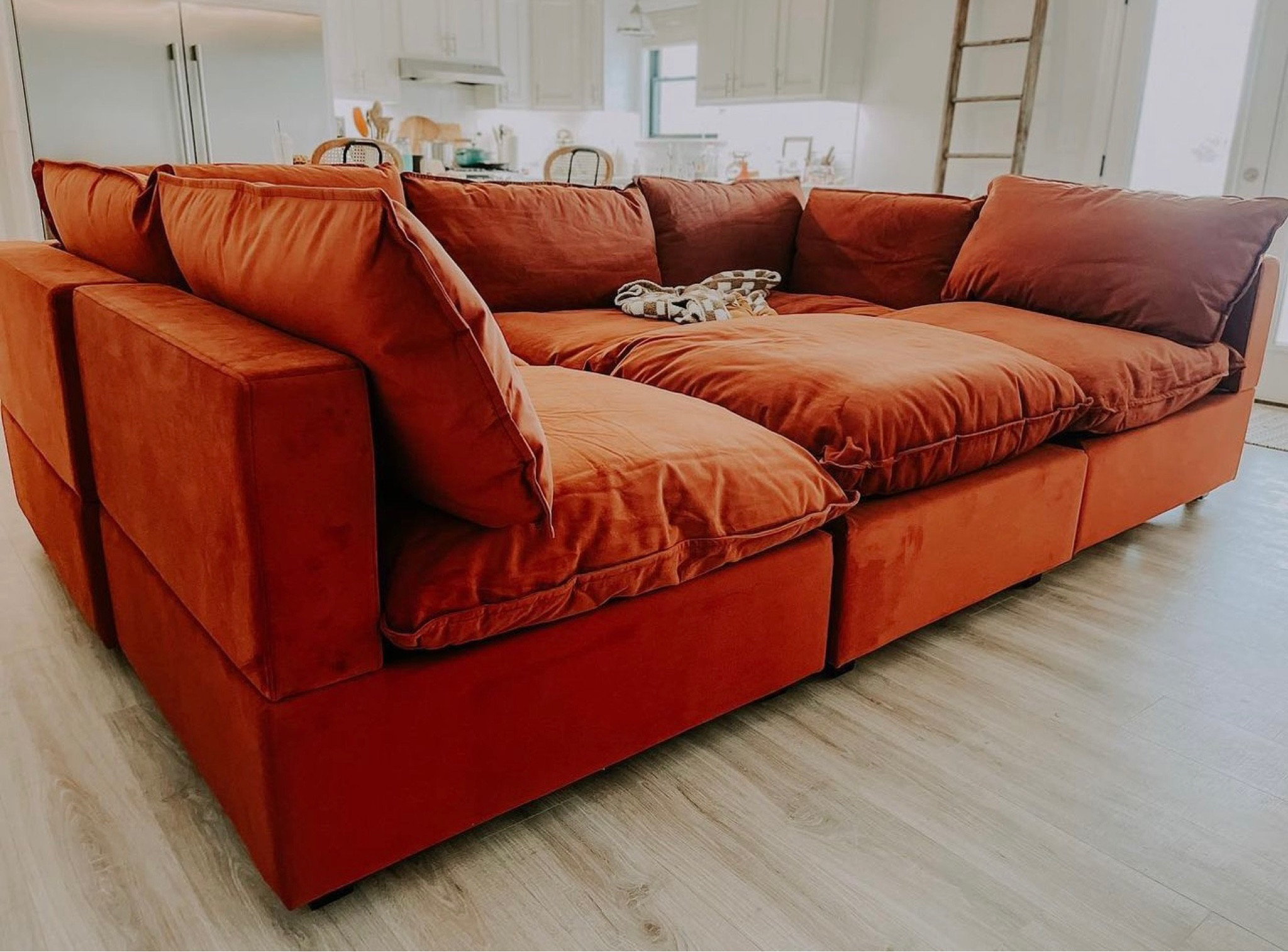 My favorite movie pit couch from Albany Park! Half the price of a Lovesac! 

#LTKhome #LTKsalealert #LTKfamily