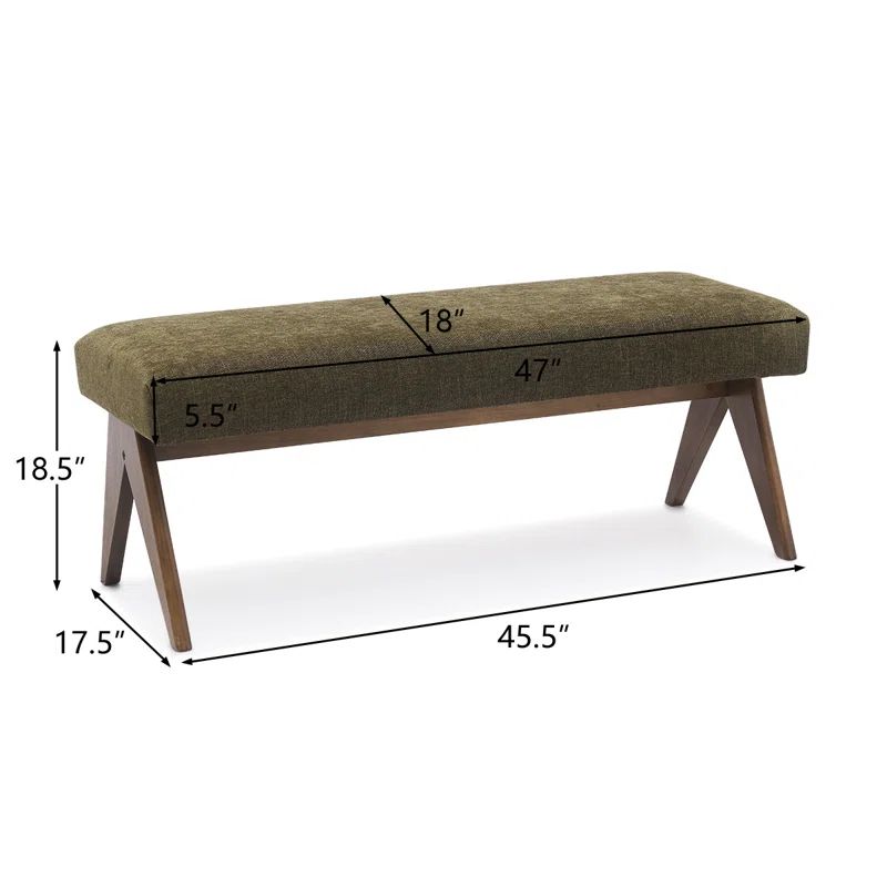Annastazia Upholstered Bench | Wayfair North America