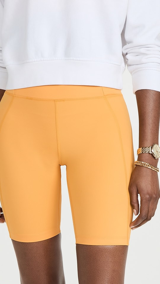 High-Rise Compressive Bike Shorts | Shopbop