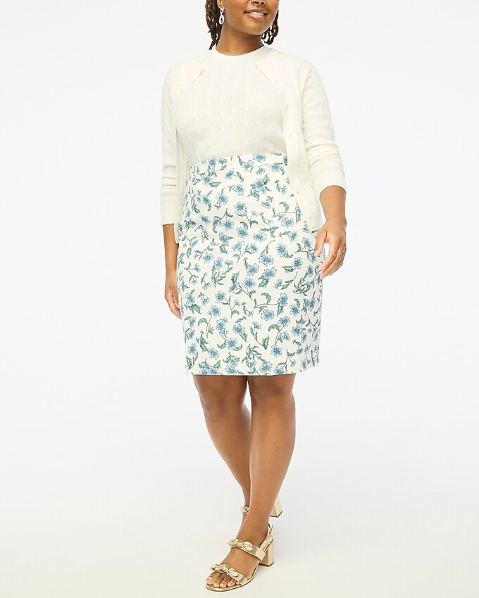 Printed pencil skirt | J.Crew Factory