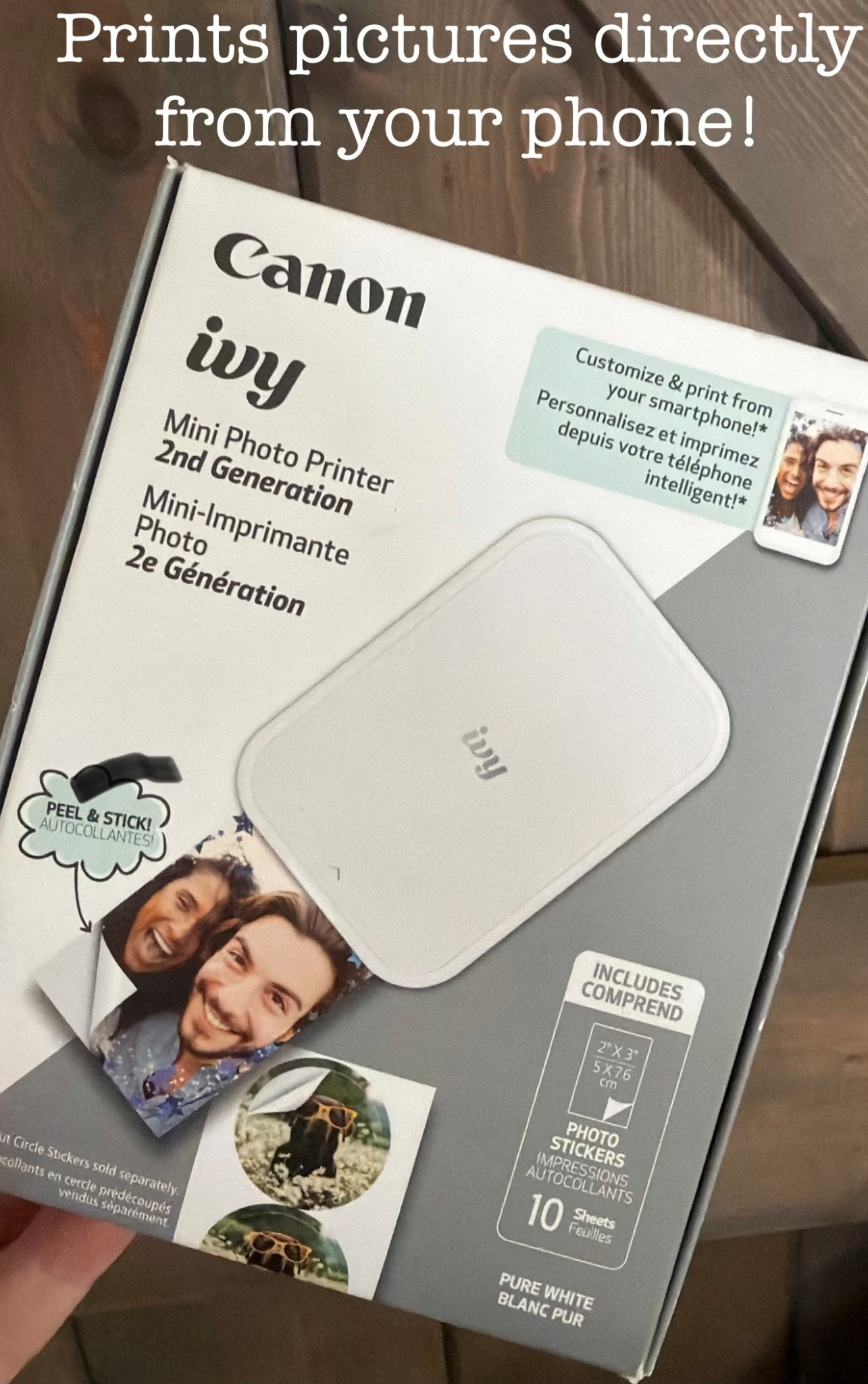 One of my favorite Christmas gifts I got- photo printer for your phone!
This mini printer prints pictures directly from your phone! 

#LTKHome #LTKTravel #LTKGiftGuide