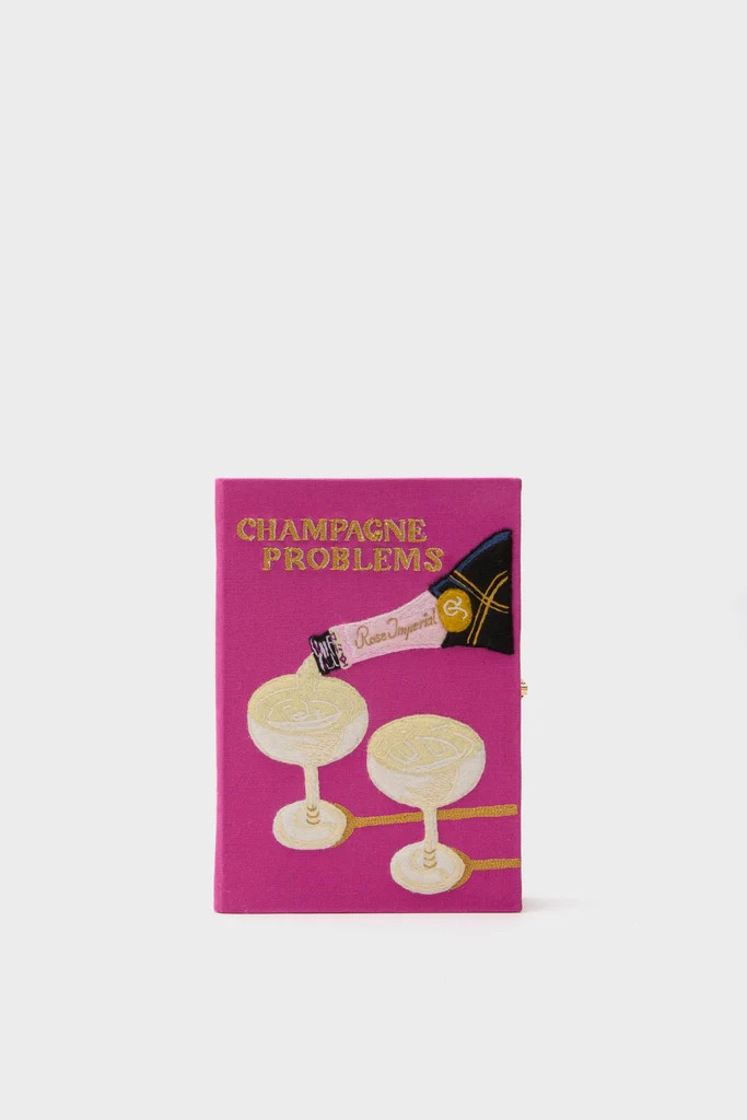 Fuchsia Champagne Problems Book Clutch | Tuckernuck (US)