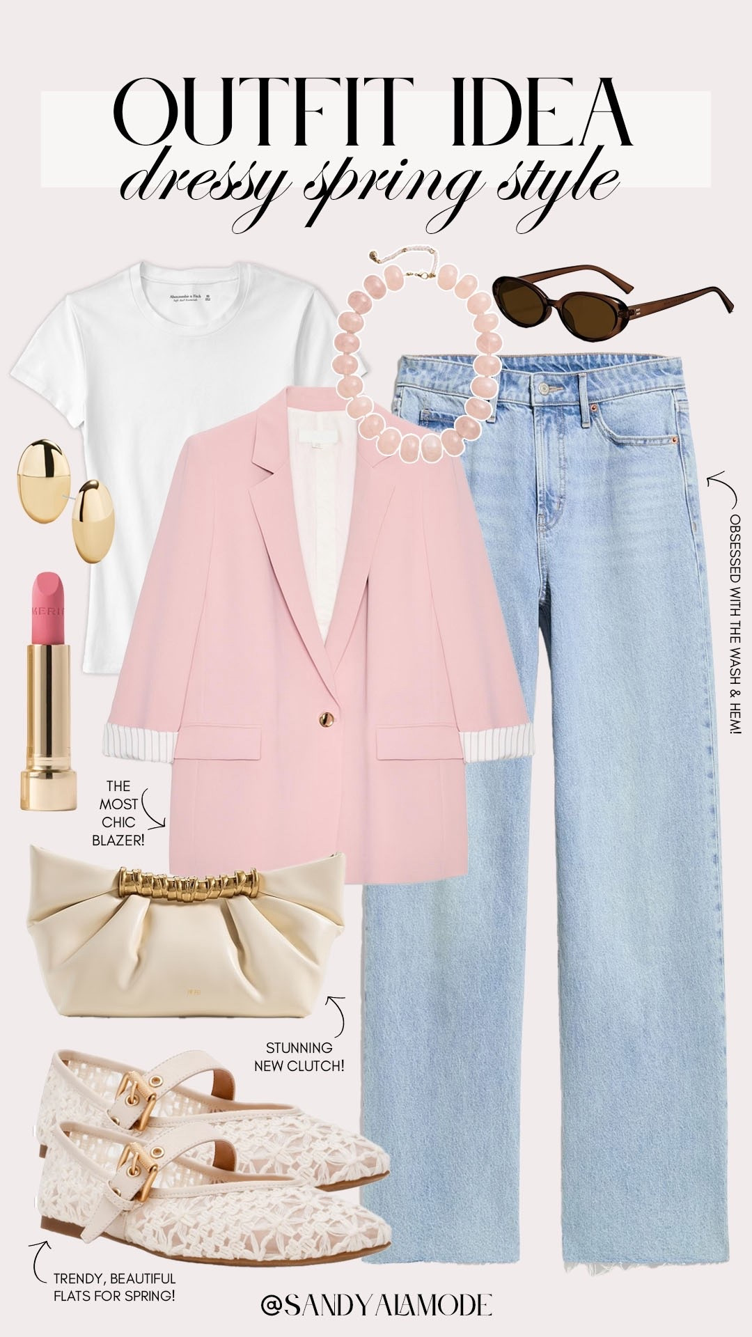 Dressy spring style. Chic spring outfit idea. Zara new arrivals. Girls night outfit. Spring date night style. Zara new arrivals. Pink spring blazer. Work to play outfit  

#LTKSeasonal #LTKootd #LTKSaleAlert