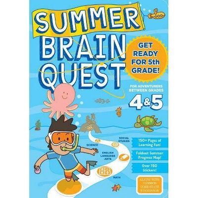 Summer Brain Quest : Between Grades 4 & 5 (Paperback) | Target