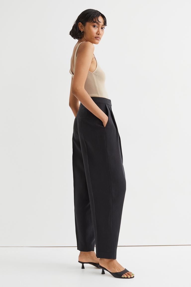 Linen-blend Dress Pants | H&M (US)