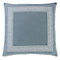 Rowena Greek Key Pillow with Heathered Velvet & Embroidered Border | Ballard Designs, Inc.