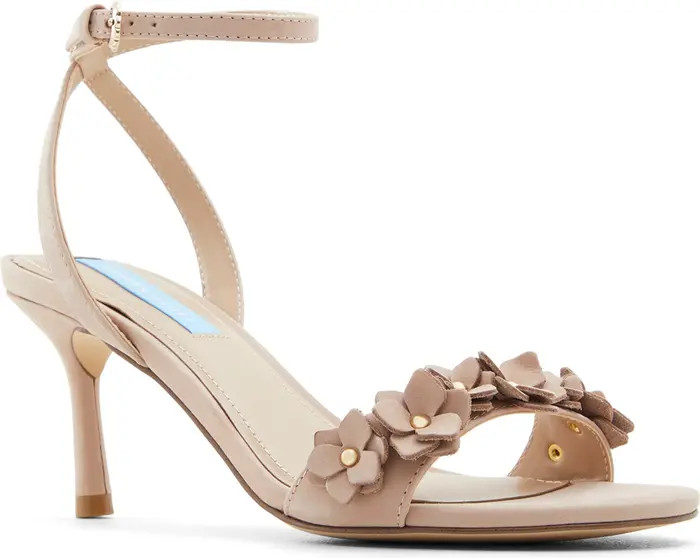 Alice Floral Appliquè Ankle Strap Sandal | Nordstrom