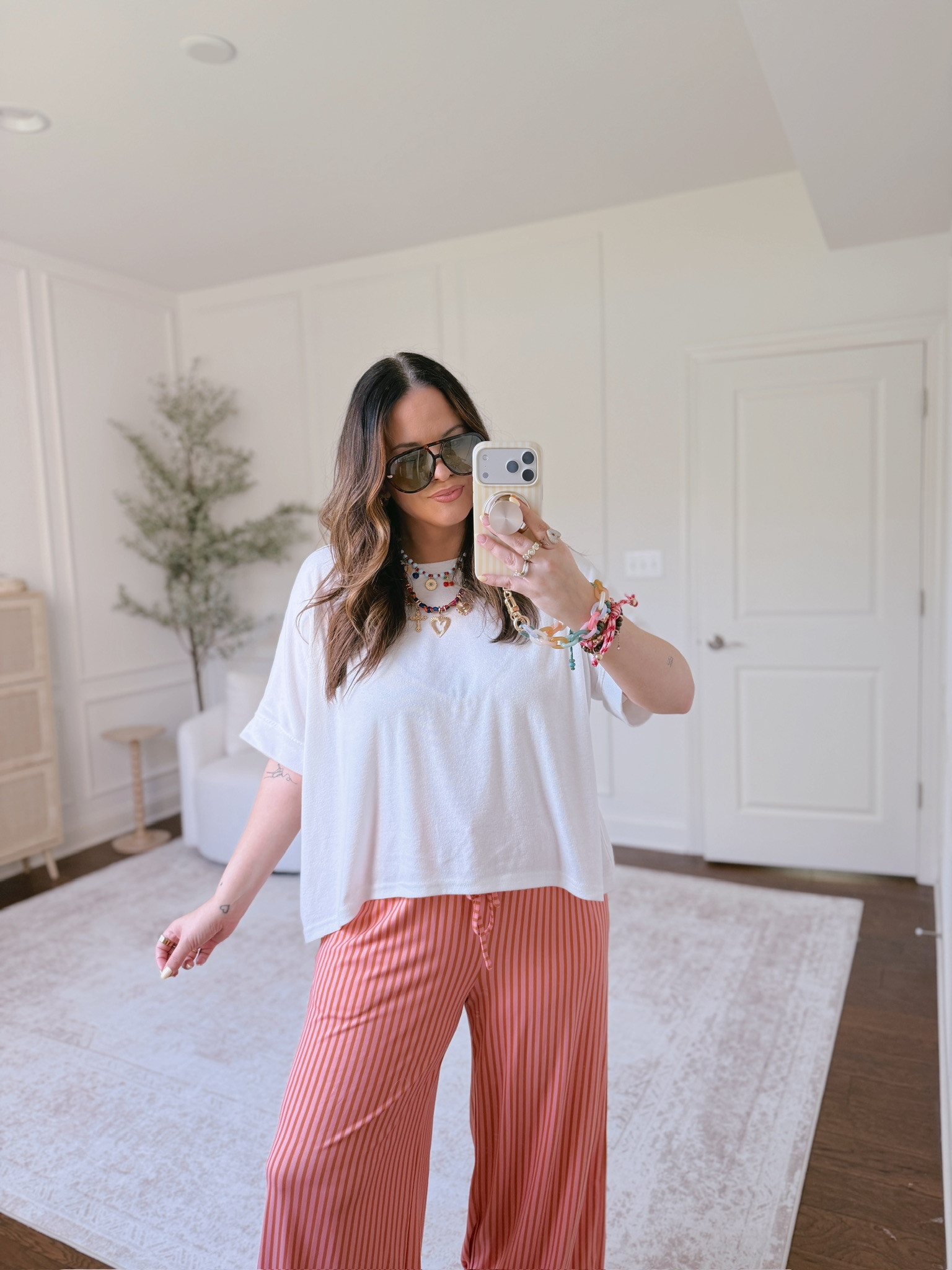 The best oversized tee... slouchy, sooo soft, and not see thru 

 #LTKmomlife #LTKSeasonal #LTKMidsize