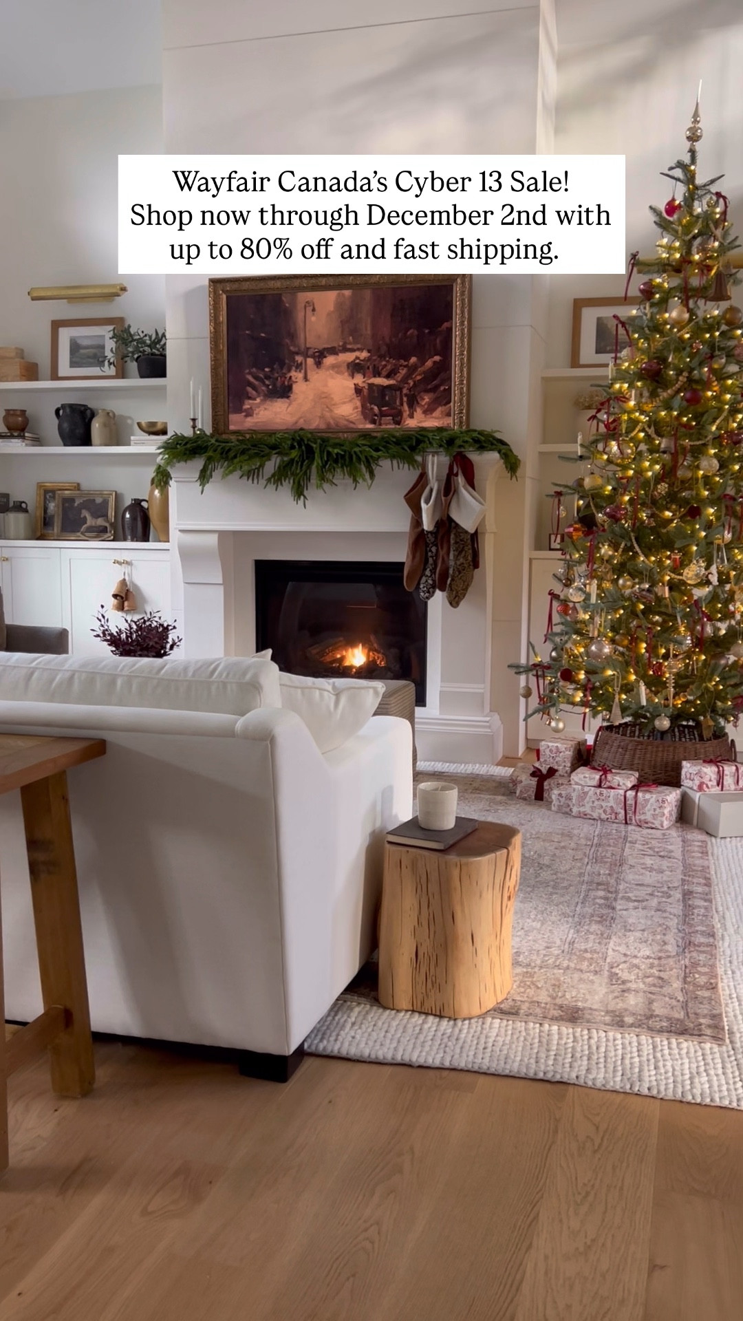 Home for the holidays — and ready to host, thanks to @wayfaircanada! 🎁
Their Cyber 13 Sale is the perfect time to shop up to 80% off furniture, rugs, lighting, and festive decor. Don’t miss it: now through December 2, with fast shipping! #WayfairCAPartner #WayfairCAHome

