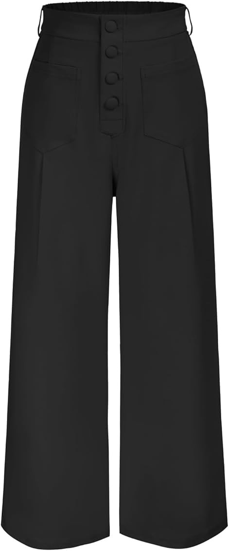 Women's 2023 High Waisted Wide Leg Jeans for Women Stretchy Bell Bottom Jeans Flare Denim Pants | Amazon (US)