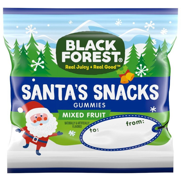 Black Forest Santa's Snacks Fruit Flavored Snacks, Mixed Fruit Flavor Gummies, 22 Pouches, 17.6 o... | Walmart (US)