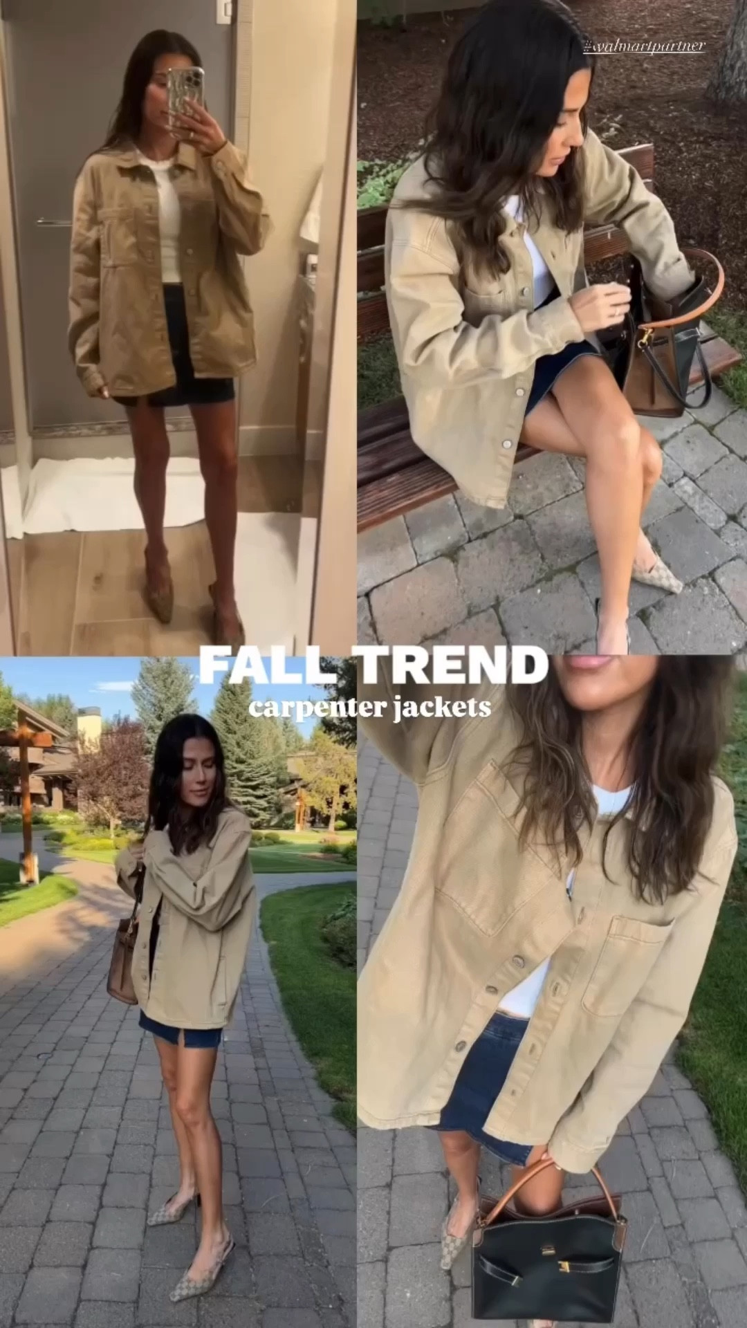 The cutest fall jacket! It’s a mens jacket - Wearing size M 
@walmartfashion #WalmartPartner #walmartfashion