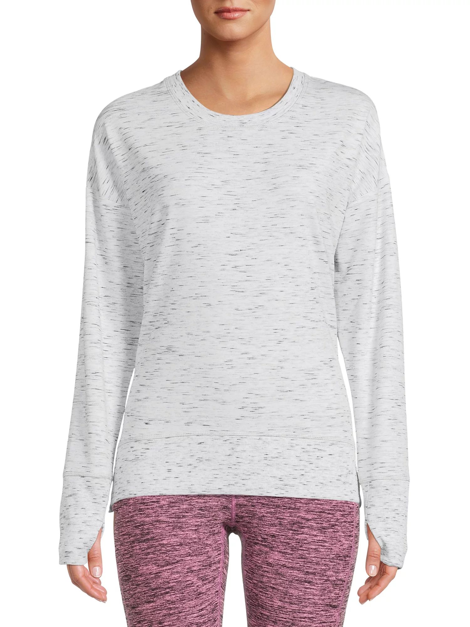 Avia Women's Long Sleeve Soft Tee | Walmart (US)