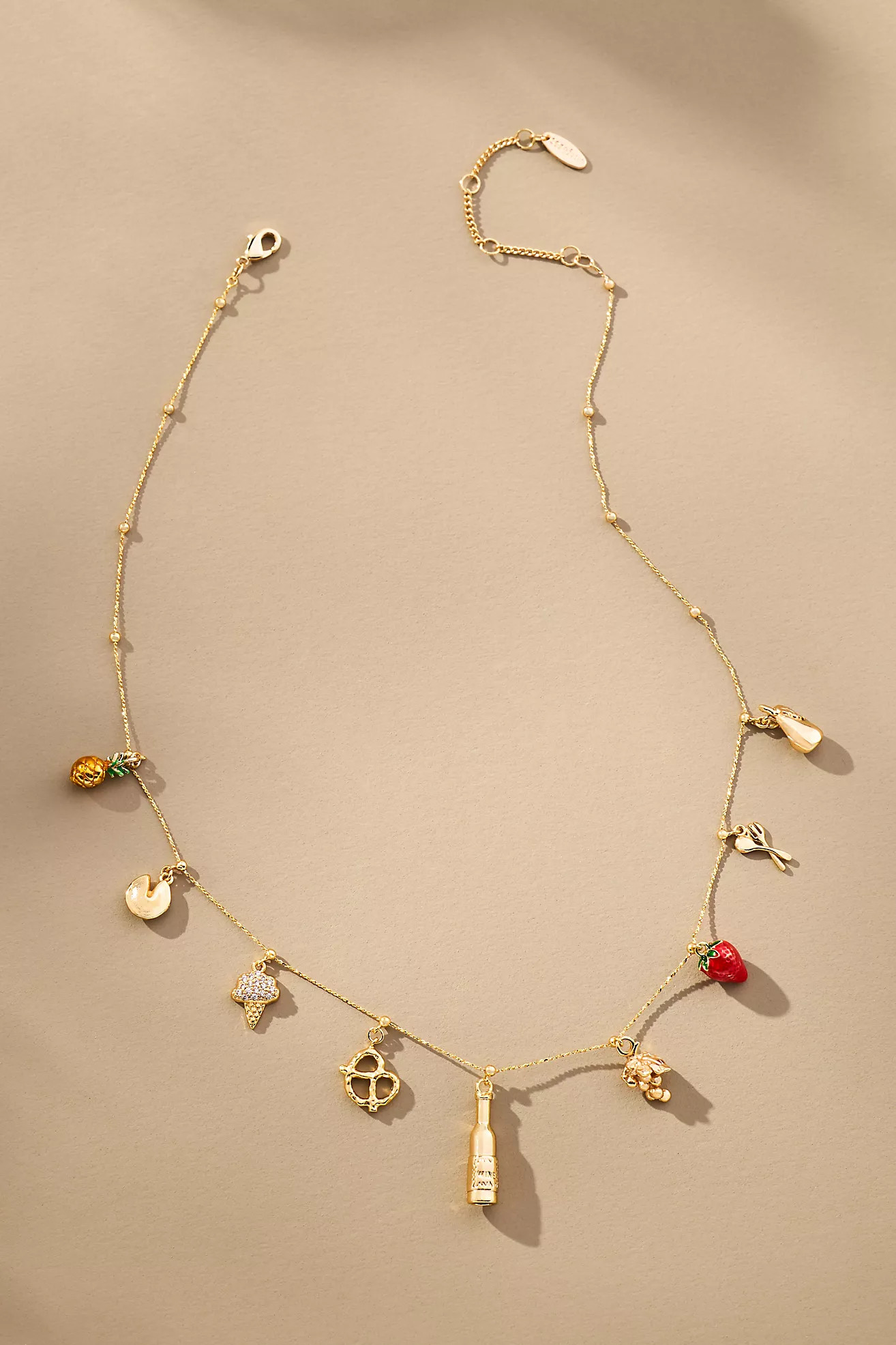 Grocery Basket Charm Necklace | Anthropologie (US)