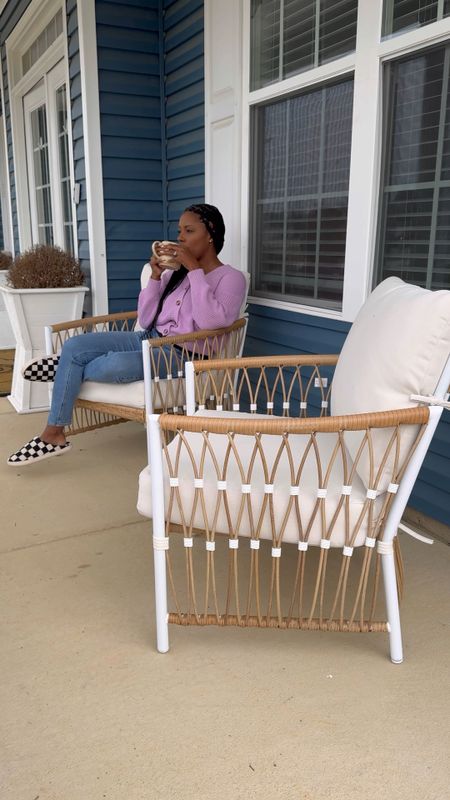 The prettiest new patio chairs from @walmart #walmartpartner #walmarthome

#LTKfamily #LTKhome #LTKSeasonal