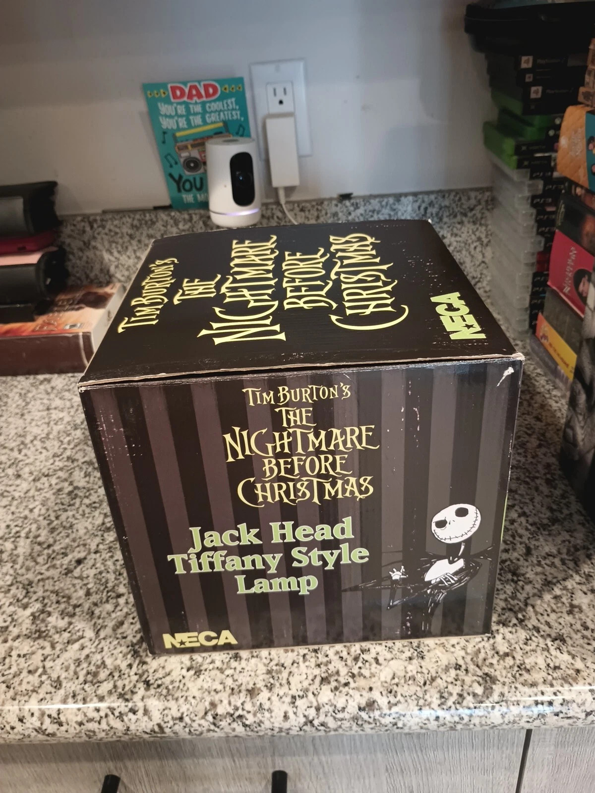 Jack Skellington, NECA, Very Rare, Tiffany Style Lamp. 2007 Brand New In Box | eBay US